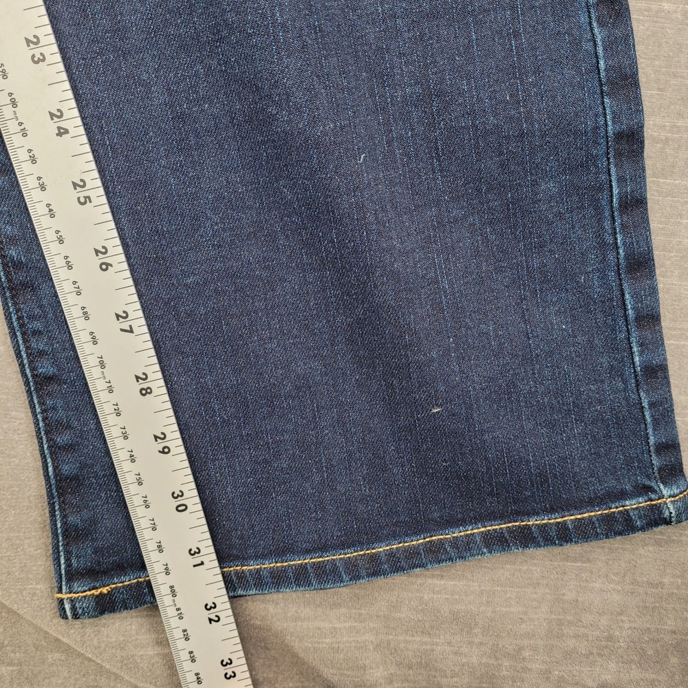 American Eagle Favorite Boyfriend Jeans Womens 14 Regular Dark Wash Low Rise New - Picture 8 of 8